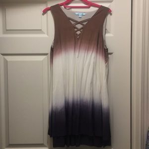 She + Sky ombré dress